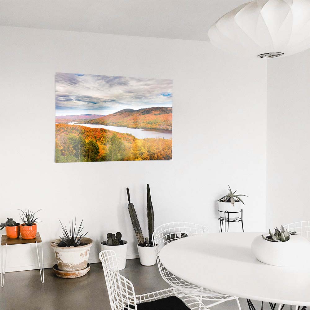 Panorama WandPoster 150x50cm Indian Summer, Québec, Kanada, Wald & Bäume