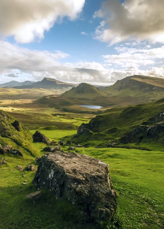 WandPoster Berge & Gebirge Quiraing Pass Schottland, 50x70cm