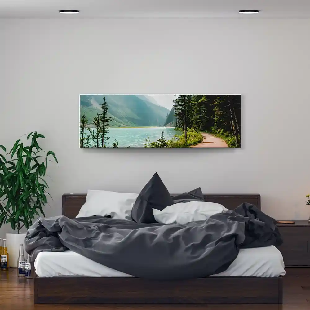 Flüsse & Seen Banff National Park Kanada als Leinwand Bild 150x50cm