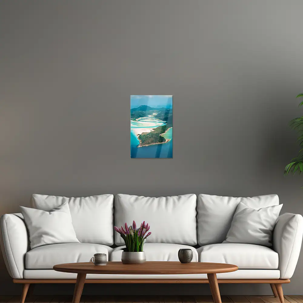 Poster 40x60cm im Hochformat, Panorama Australien Strand & Meer