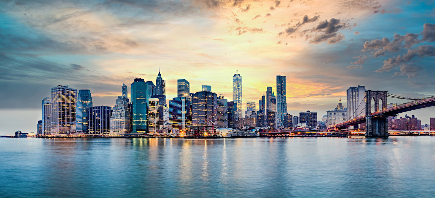 WandPoster 110x50cm New York City, Skyline