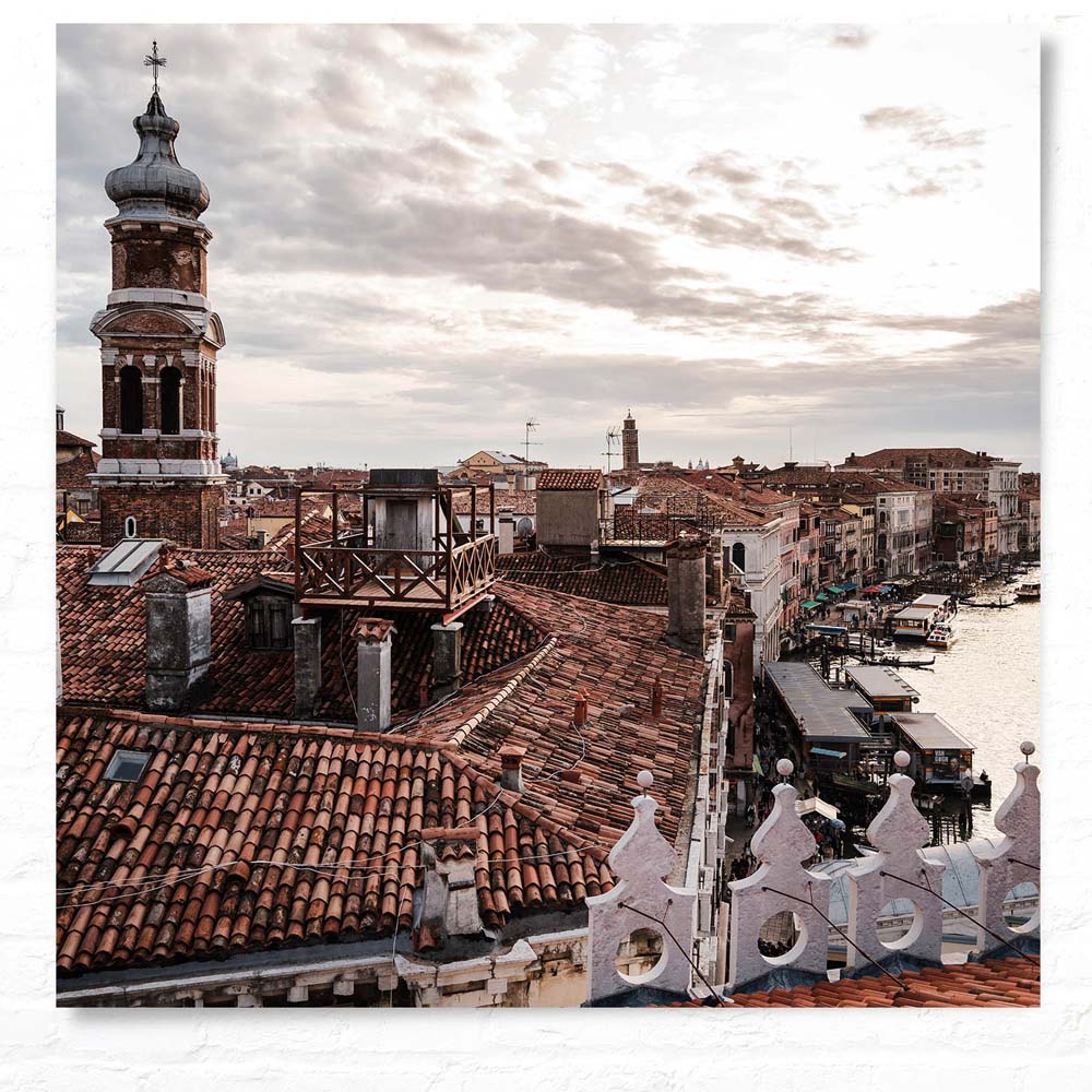 WandPoster Skyline Über den Dächern von Venedig, 50x50cm