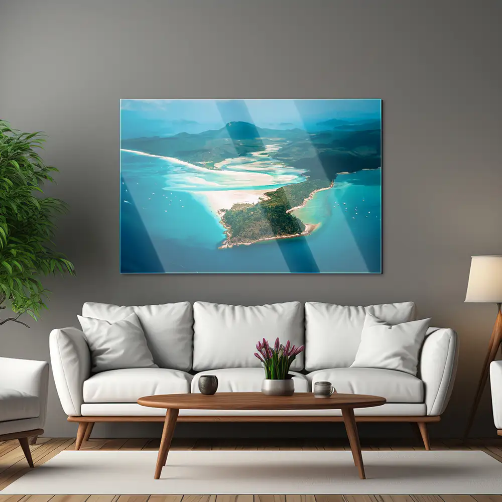 Strand & Meer Panorama Australien als Acrylglasverbund Bild 150x100cm