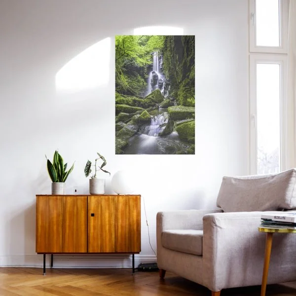 Poster 40x60cm im Hochformat, Dagpinar Türkei Wasserfall