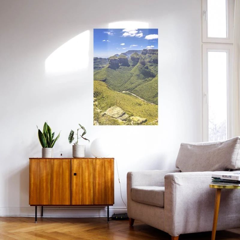 Poster 40x60cm im Hochformat, Blyde River Canyon Berge & Gebirge