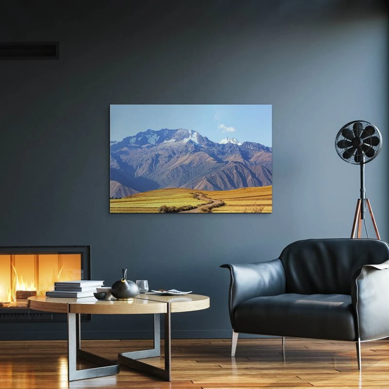 Berge & Gebirge Peruvian pampa, Peru als Alu-Dibond Bild 120x60cm