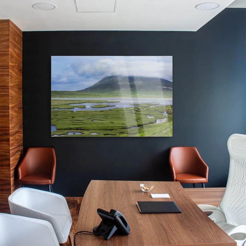 Berge & Gebirge Ceapabhal Hügel Isle Harris Schottland als Acrylglasverbund Bild 200x150cm
