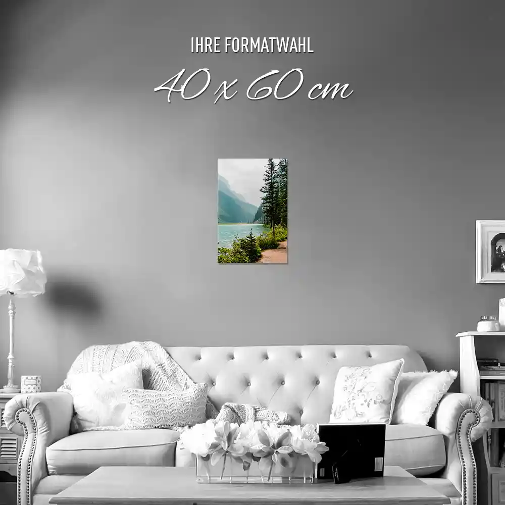 Poster 40x60cm im Hochformat, Banff National Park Kanada Flüsse & Seen