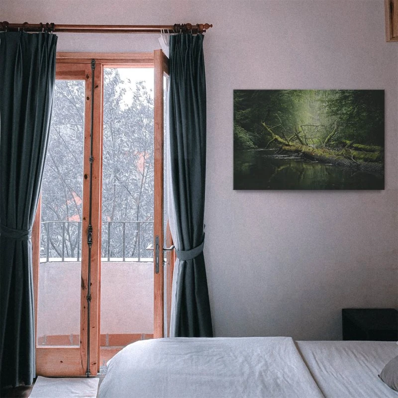 Leinwandbild Wasserwald, Flüsse & Seen 90x60cm