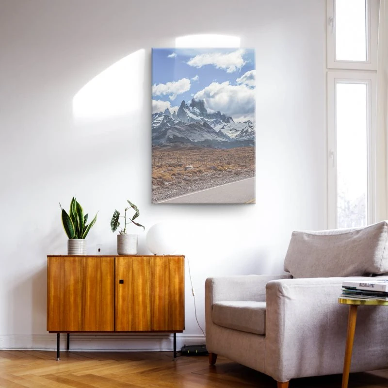 Keilrahmen Bild XXL Hochformat Berge & Gebirge Fitz Roy 80x120cm groß