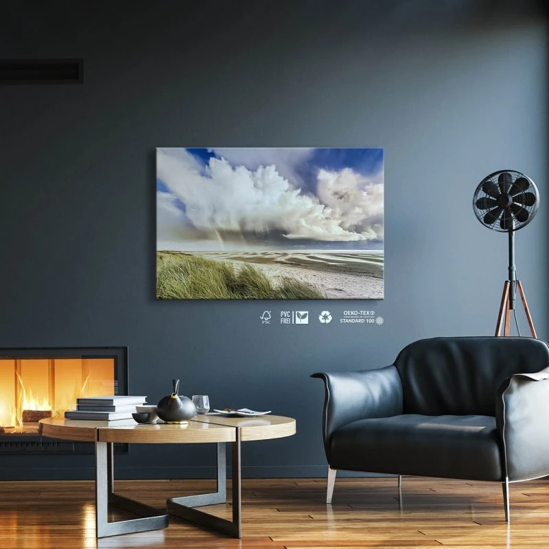 Leinwandbild Wattenmeer Nordsee, Strand & Meer 60x40cm