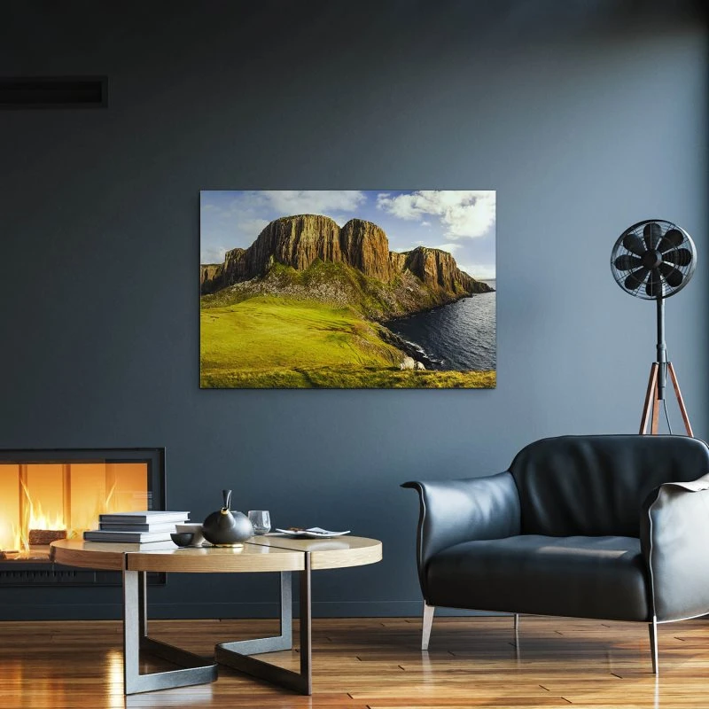 Berge & Gebirge Rubha Hunish Isle of Sky als Alu-Dibond Bild 90x60cm