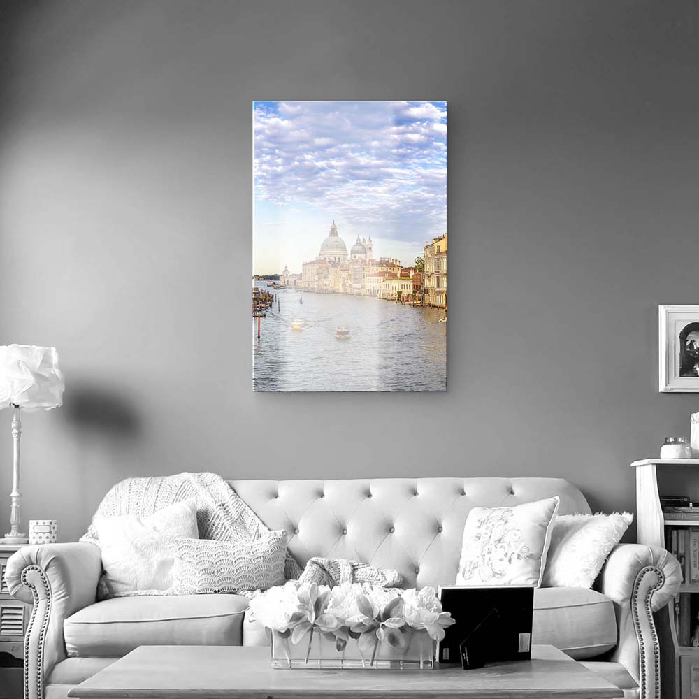 Skyline im Hochformat, Canal Grande in Venedig als Acrylglas Bild 80x120cm