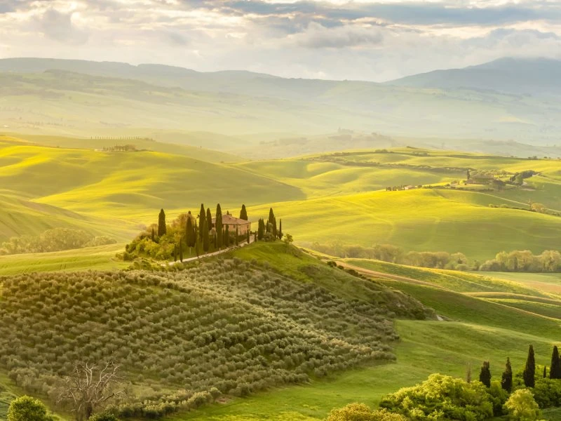 XXL Poster 200x150cm Landschaft Toskana, Italien