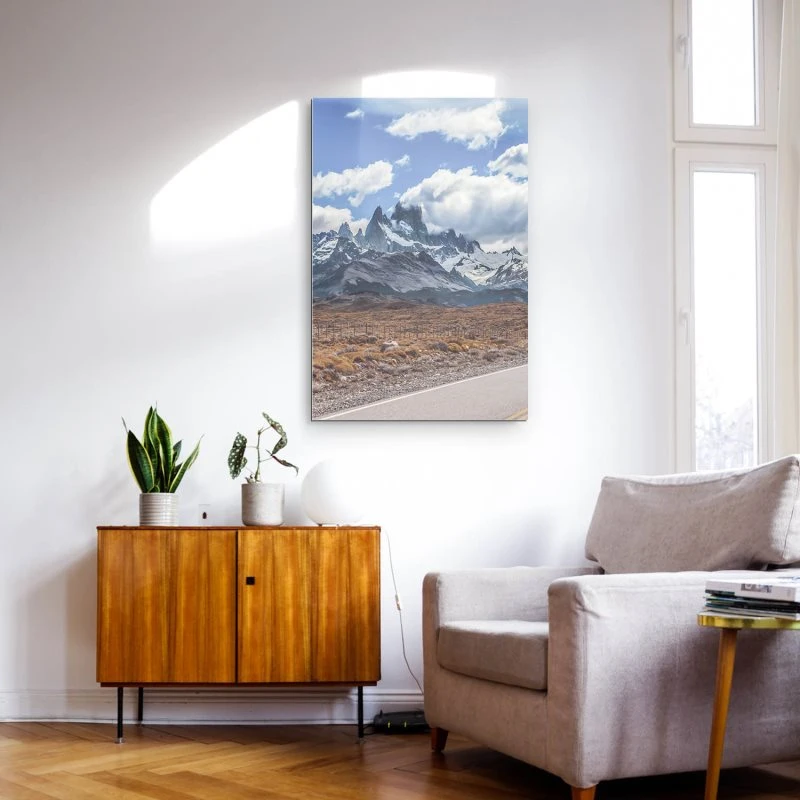 Alu-Dibond Bild im Hochformat, Berge & Gebirge Fitz Roy 60x90cm