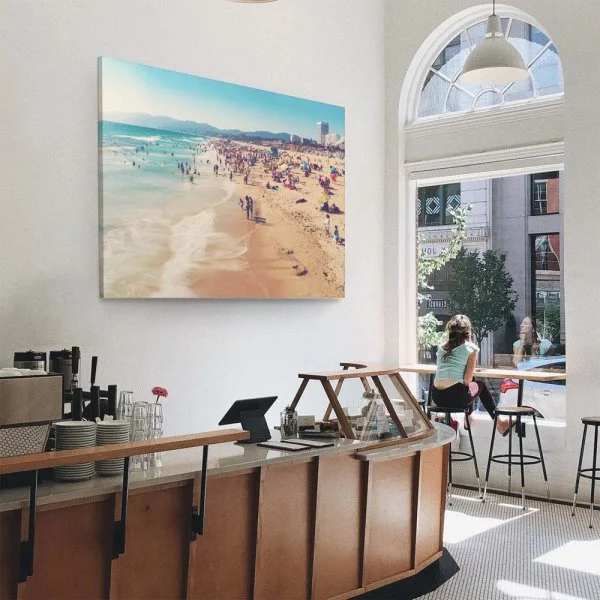Leinwand Bild 110x50cm Strand & Meer, Santa Monica Beach Los Angeles