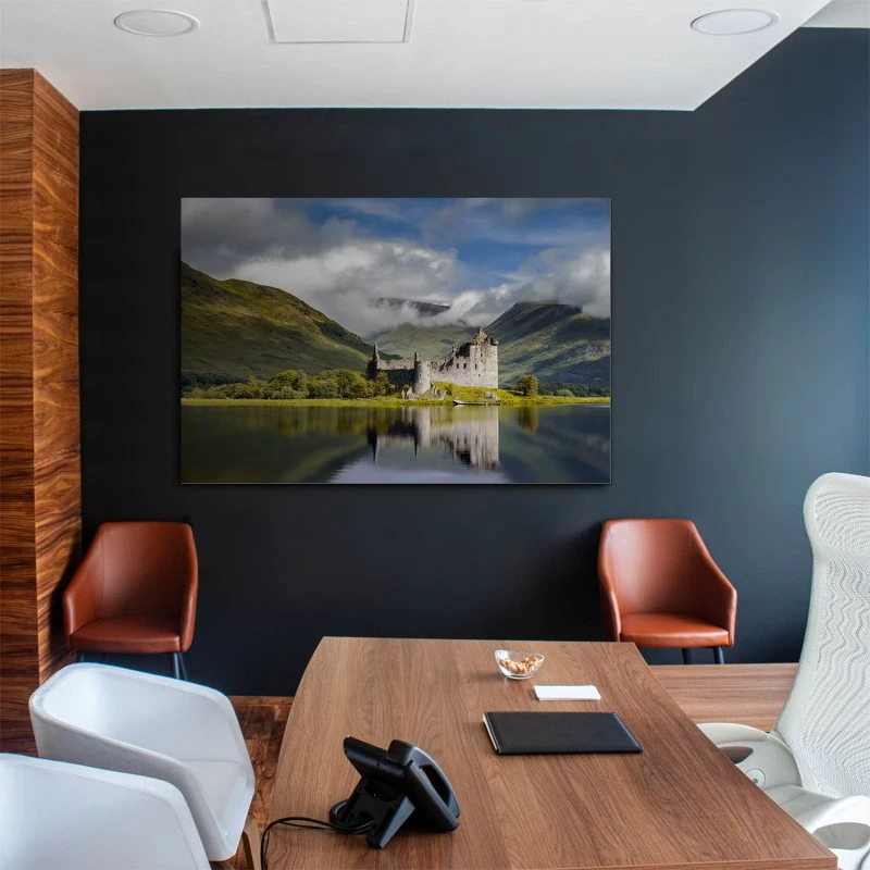Berge & Gebirge Kilchurn Castle Schottland als XXL Alu-Dibond Bild 150x100cm