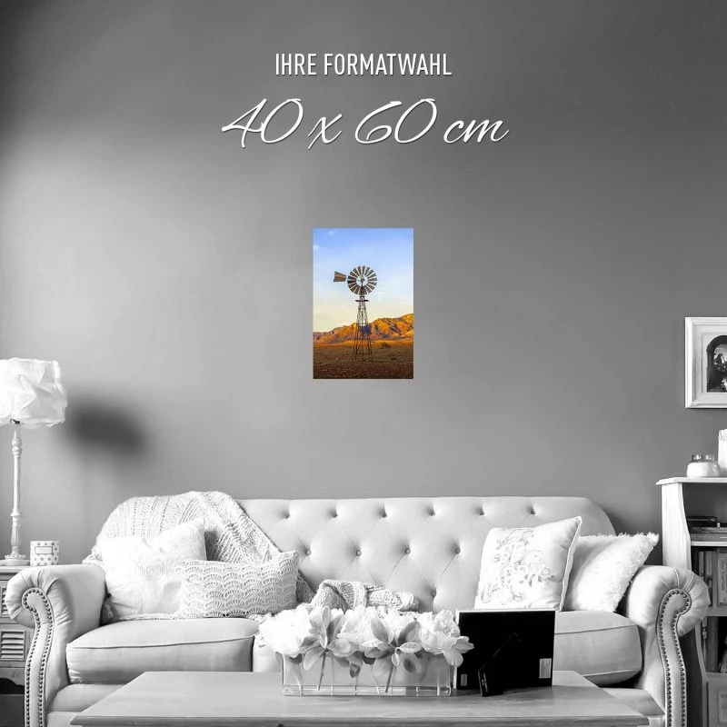 Poster 40x60cm im Hochformat, Ranges National Park Australien Berge & Gebirge