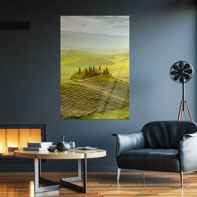 Poster Toskana, Italien Landschaft, 70x100cm groß