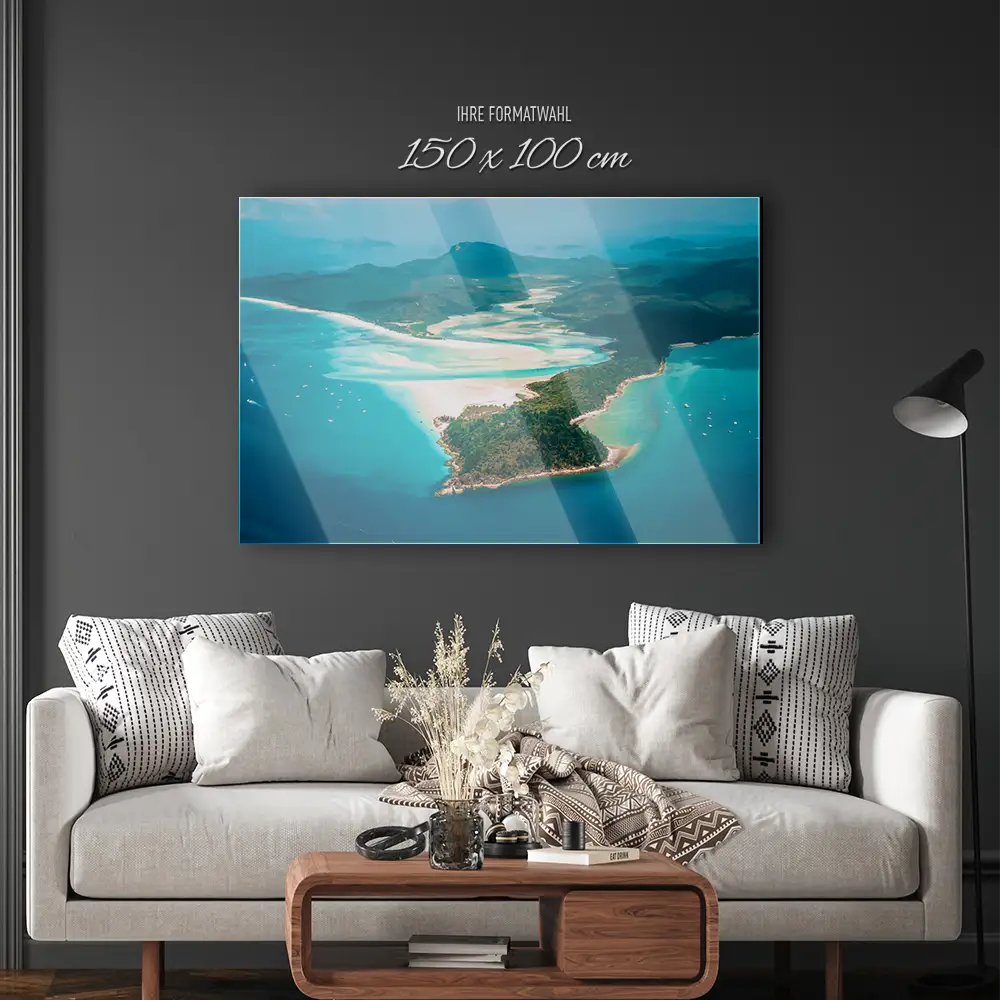 Strand & Meer Panorama Australien als XXL Acrylglasbild 150x100cm