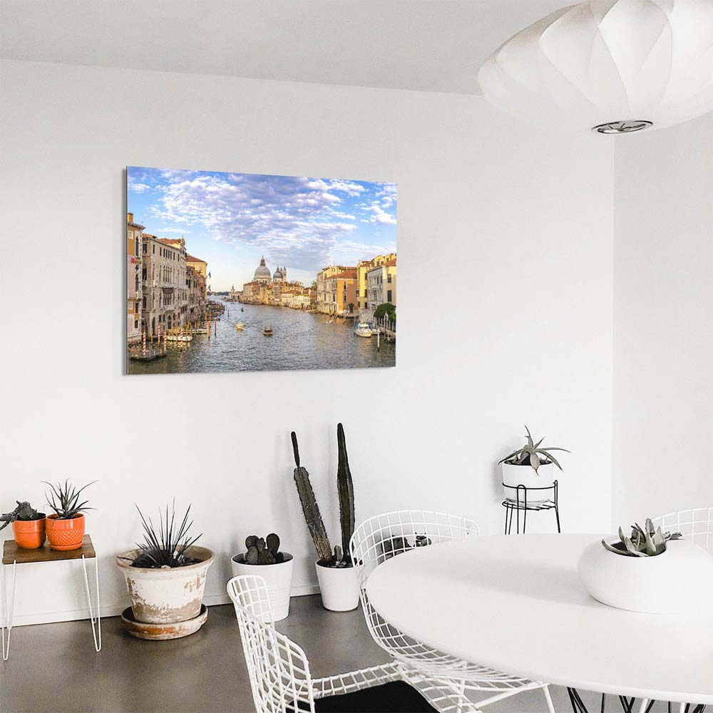 Skyline Canal Grande in Venedig als XXL Alu-Dibond Bild 150x100cm