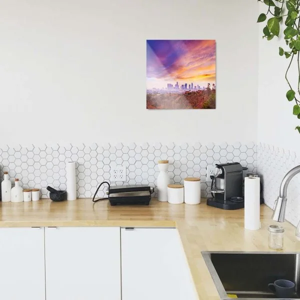 WandPoster Skyline Los Angeles hills, 50x50cm