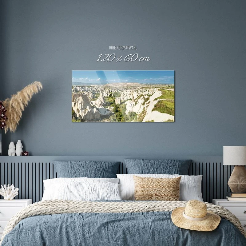 Berge & Gebirge Kappadokien Türkei als Acrylglasverbund Bild 120x60cm
