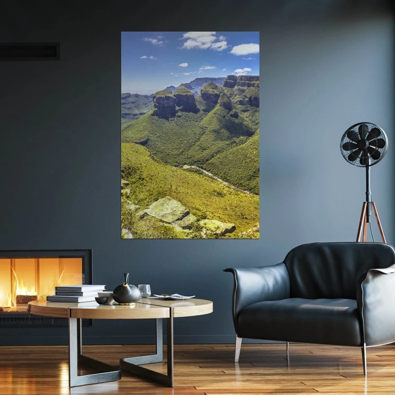 Poster 40x60cm im Hochformat, Blyde River Canyon Berge & Gebirge