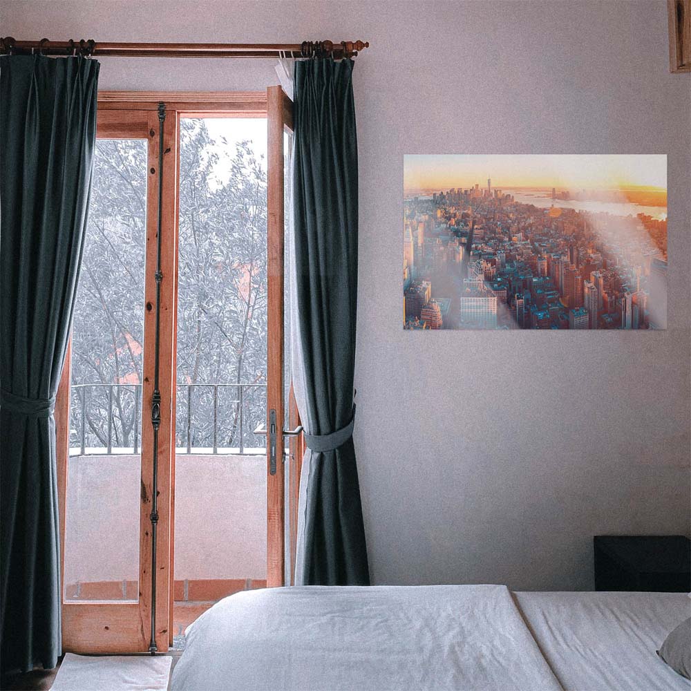 WandPoster Skyline Manhatten von oben, 50x50cm