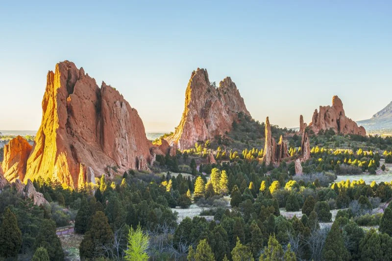 Berge & Gebirge Garden of the Gods USA als Acrylglasverbund Bild 150x100cm