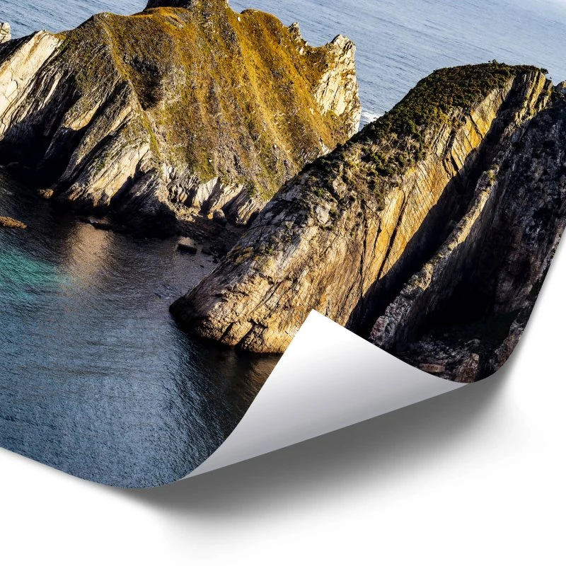 Poster 40x60cm im Hochformat, Silence Beach, Spanien Strand & Meer