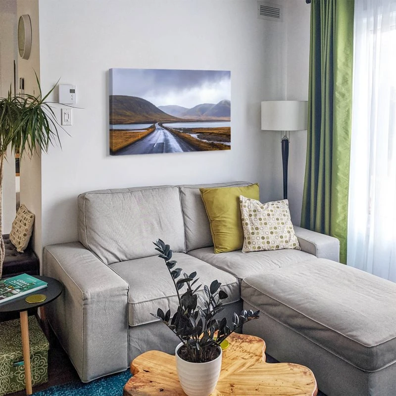 Keilrahmenbild Berge & Gebirge, Halbinsel Snæfellsnes Island 90x60cm groß