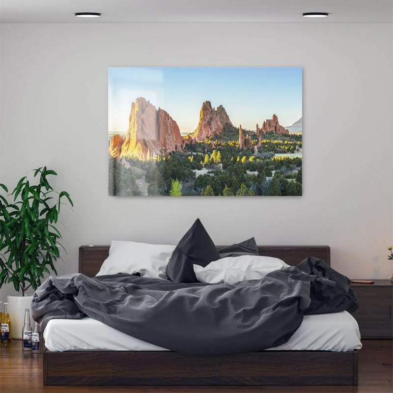 200x150cm großes Acrylglasbild, Berge & Gebirge Garden of the Gods USA