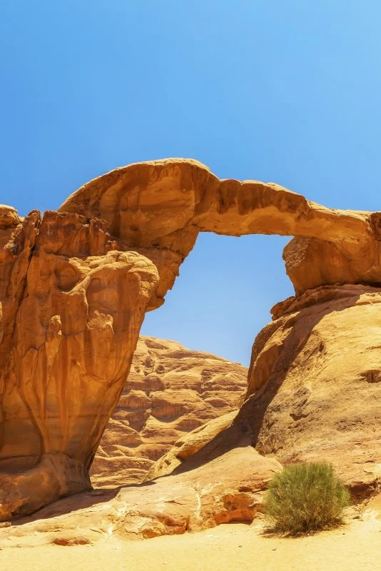 Poster 40x60cm im Hochformat, Wadi Rum Wüste Berge & Gebirge