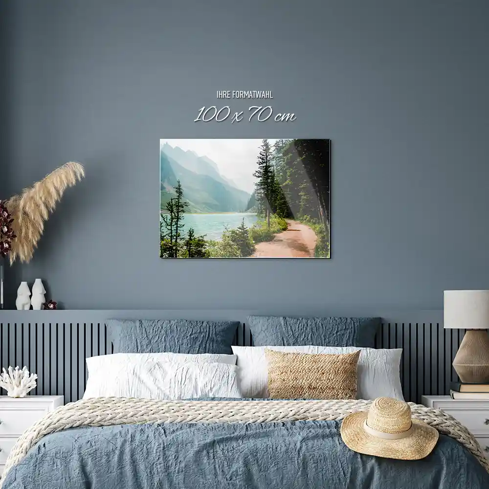 Flüsse & Seen Banff National Park Kanada als Acrylglasverbund Bild 100x70cm