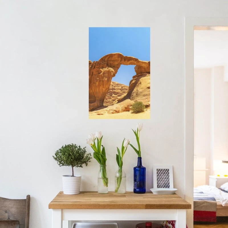 Poster Wadi Rum Wüste Berge & Gebirge, 70x100cm groß