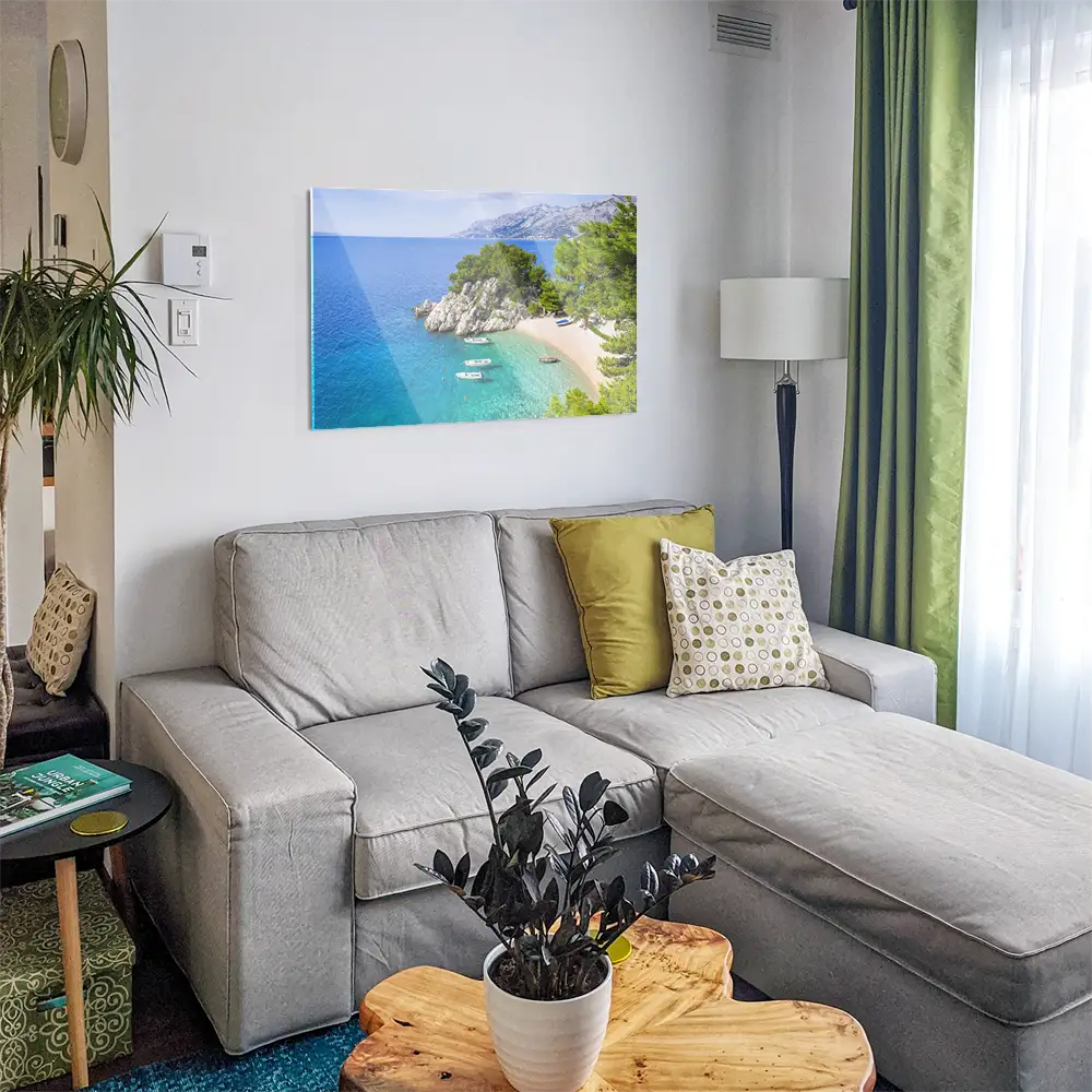 Acrylglasbild 150x50cm groß Strand & Meer Sommer Kroatien