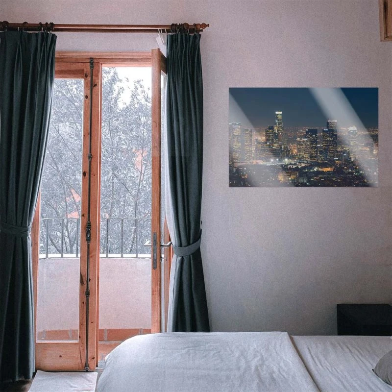 WandPoster Skyline Los Angeles Nachts, 50x50cm