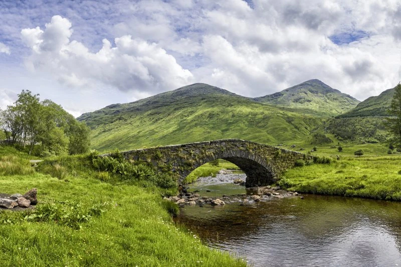Berge & Gebirge Schottland Butter Bridge als Acrylglasverbund Bild 150x100cm