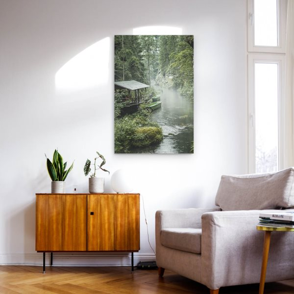 Poster Edmundsklamm Fluss, Gebirge, 70x100cm groß