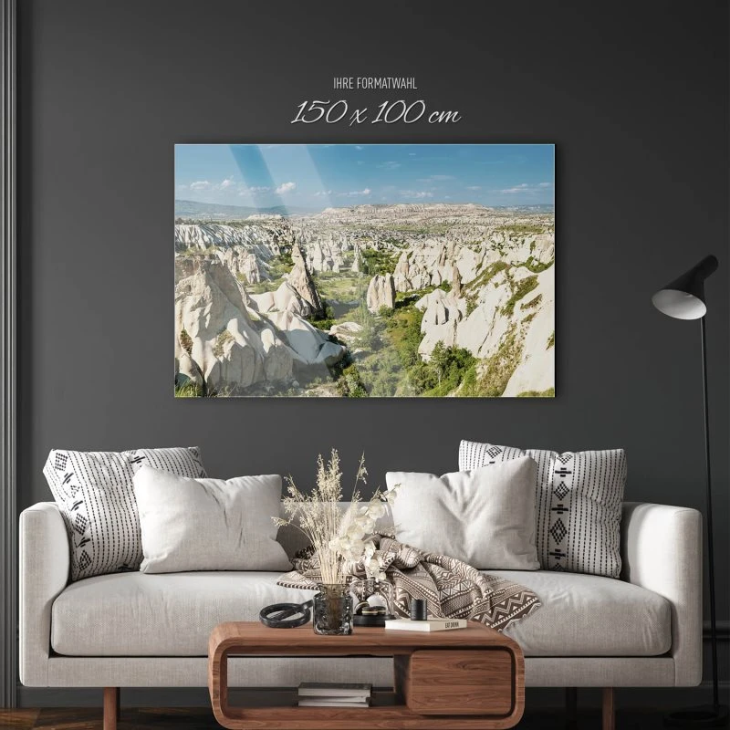 Berge & Gebirge Kappadokien Türkei als XXL Acrylglasbild 150x100cm