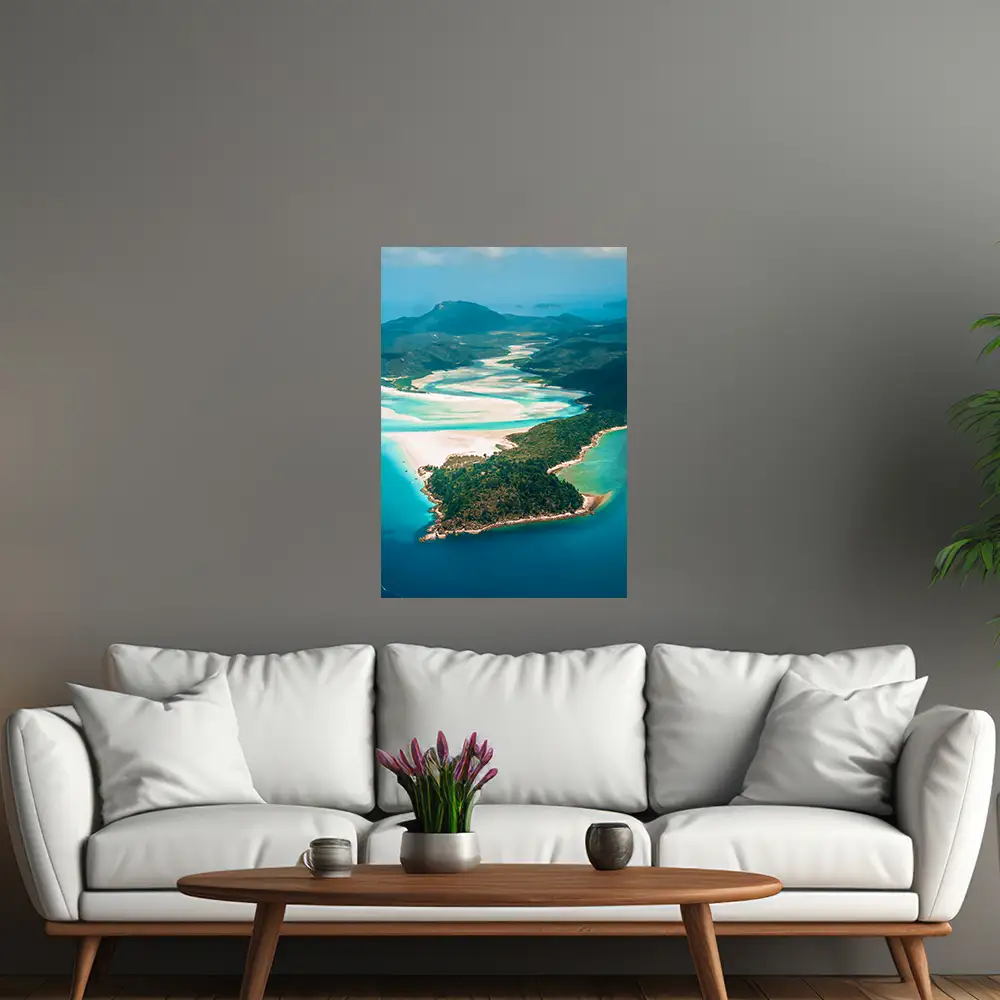 Poster Panorama Australien Strand & Meer, 70x100cm groß