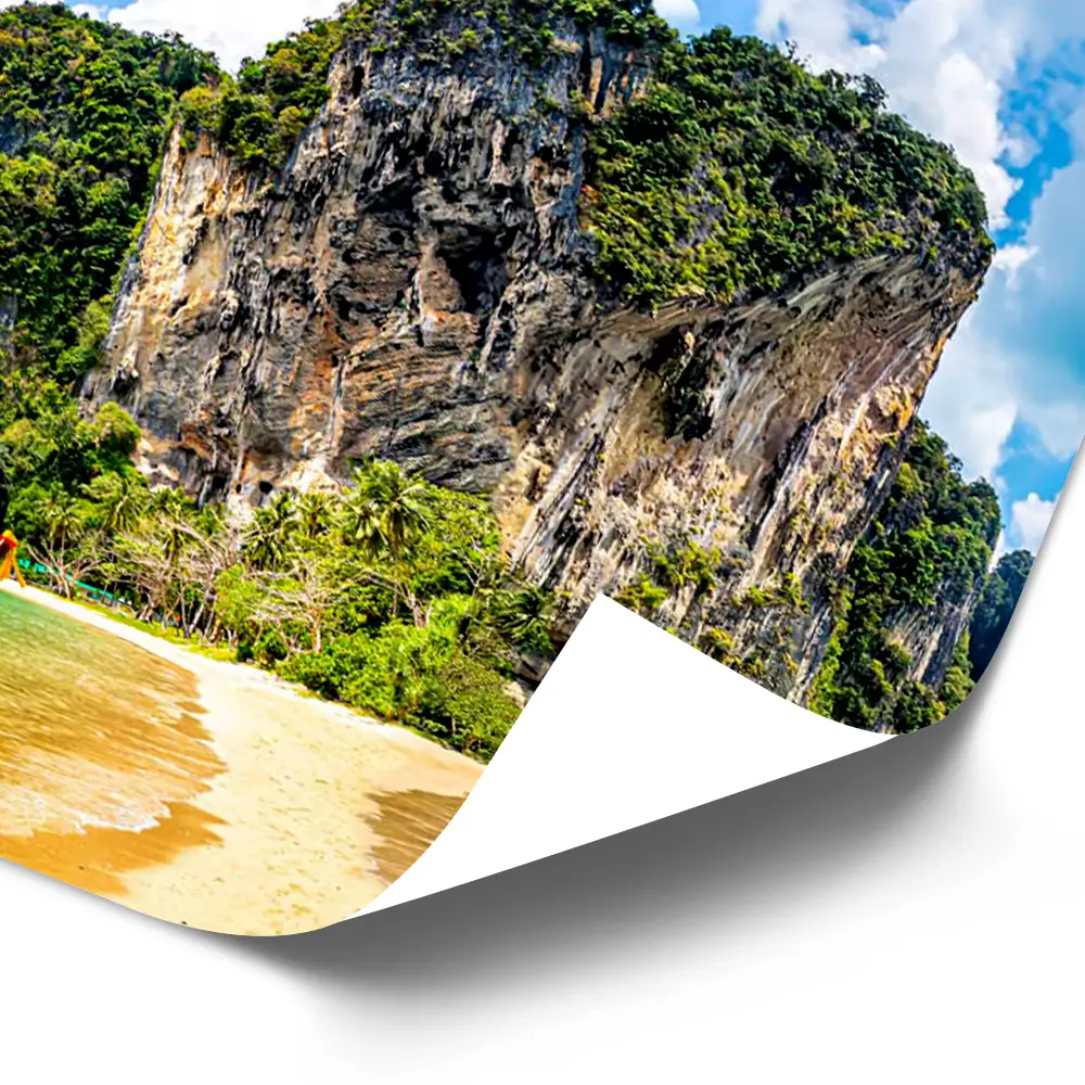 Poster 40x60cm im Hochformat, Thailand Traum Strand & Meer