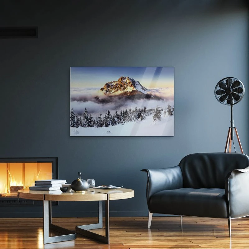 Berge & Gebirge Winter Mala Fatra slowakei als Acrylglasverbund Bild 160x120cm