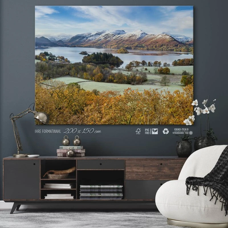 Berge & Gebirge Derwent Water England als Keilrahmenbild 200x150cm