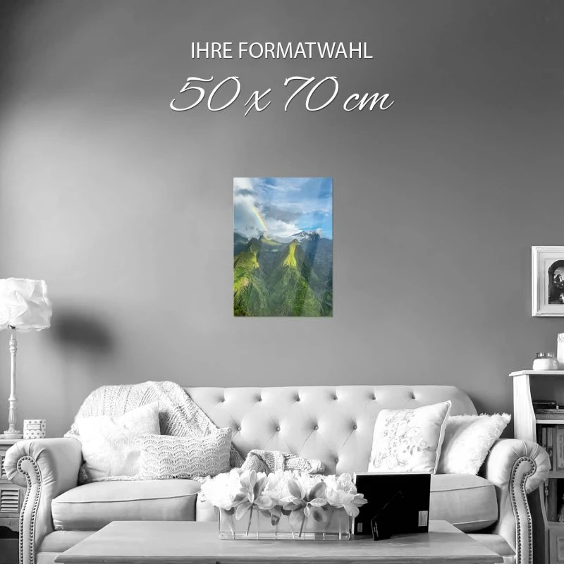 WandPoster Berge & Gebirge Cap Noir Insel Reunion, 50x70cm