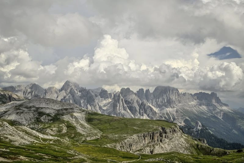 Berge & Gebirge Dolomiten Gewitter  als Acrylglasverbund Bild 150x100cm