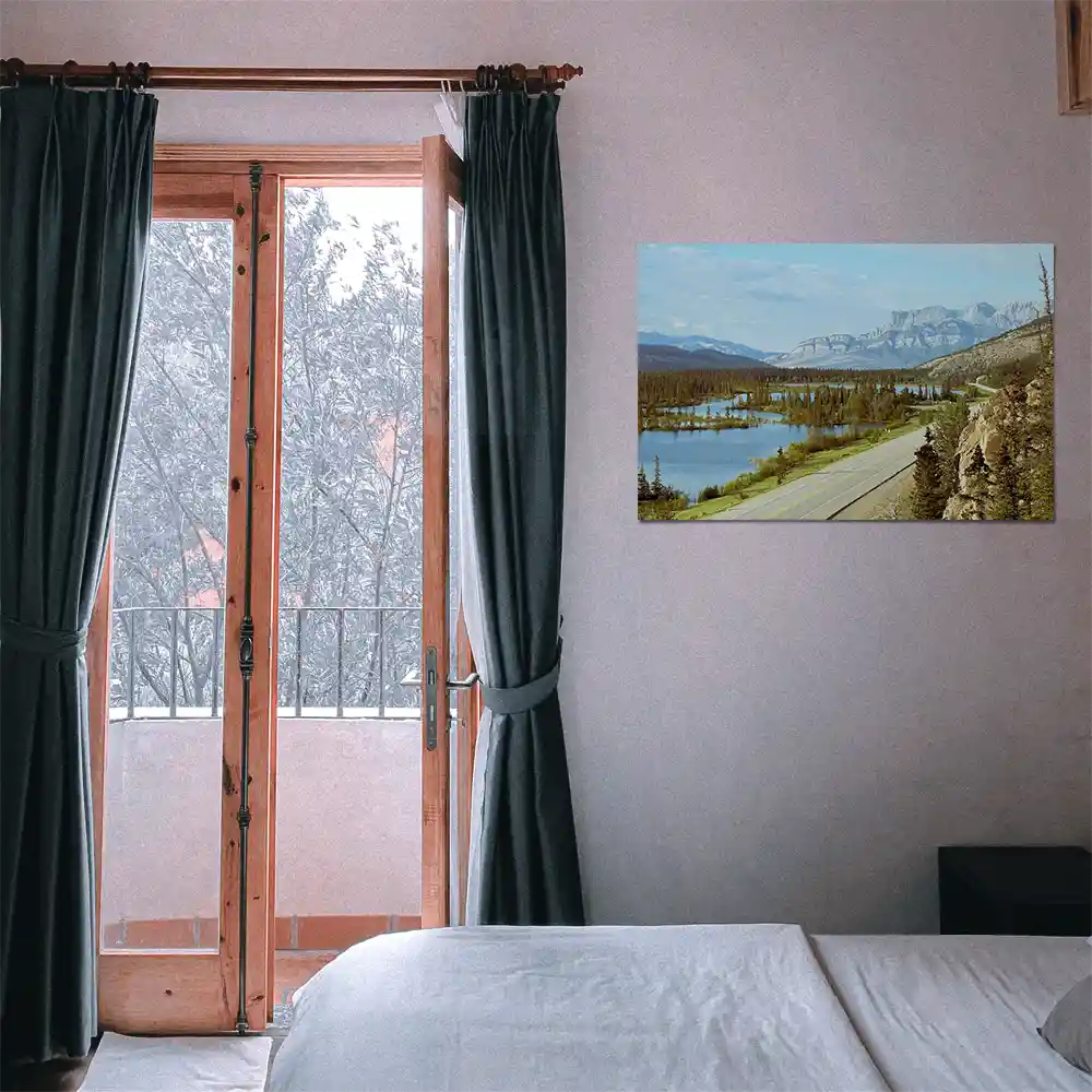 Poster 90x60cm groß, Flüsse & Seen Trans Canada Highway