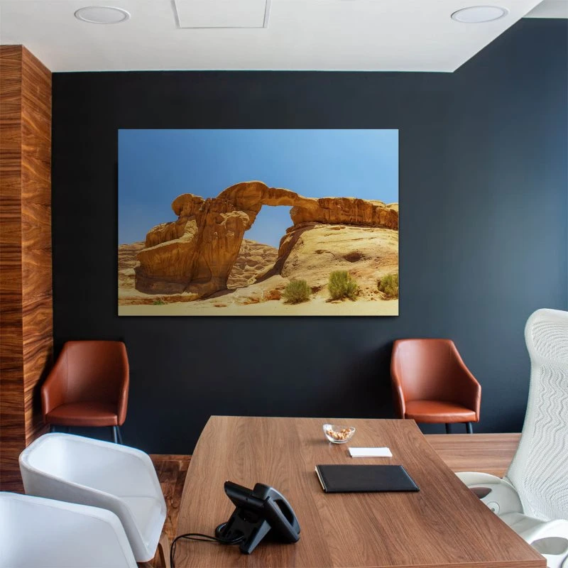 Berge & Gebirge Wadi Rum Wüste als XXL Alu-Dibond Bild 150x100cm