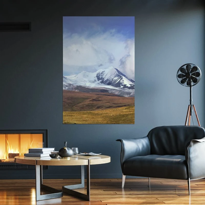 Poster 40x60cm im Hochformat, Altai Ukok Russland Berge & Gebirge